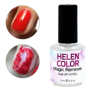 Removedor Esmalte Em Gel Acrigel Helen Color Magic Remover Uv/gel