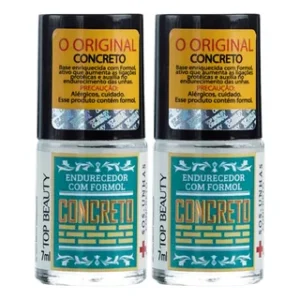 Kit 2 Bases Concreto Endurecedor Fortalecedor Para Unhas 7ml Incolor