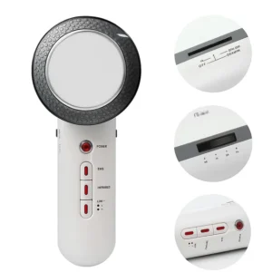 Massageador Infravermelho Rugas Beleza Aparelho Portátil Ultrassom Profissional 127/220v Branco