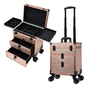 Estojo De Maquiagem Frenessa Professional Rolling W/ Drawers