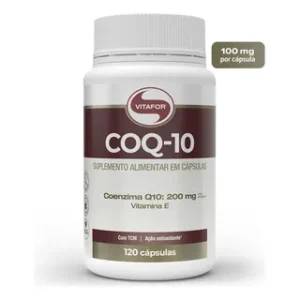Suplemento Alimentar Coenzima Q10 200mg Por Porção 120 Cápsulas Vitafor Sem Sabor