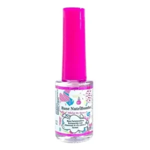 Base Nutri Bomba Fortalecedora De Unhas Com Vitaminas A E D Rosa