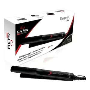 Prancha Chapinha Eleganza Plus 210°c Gama Bivolt Preto 127/220v