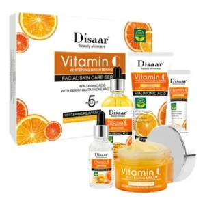 Conjunto De Cuidados Com A Pele Com Vitamina C Para Hidratar
