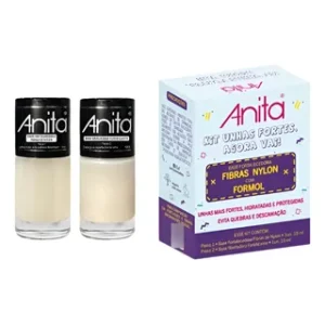 Kit Anita Unhas Fortes, Agora Vai! Base Fortalecedora Transparente