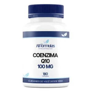 Coenzima Q10 100mg - 180 Cápsulas Sem Sabor