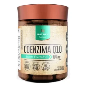 Coenzima Q10 100mg 60 Cápsulas Nutrify Sem Sabor