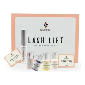 Kit Lash Lifting E Brow Lamination Iconsign Completo Cílios E Sobrancelhas Alta Performance Rosa